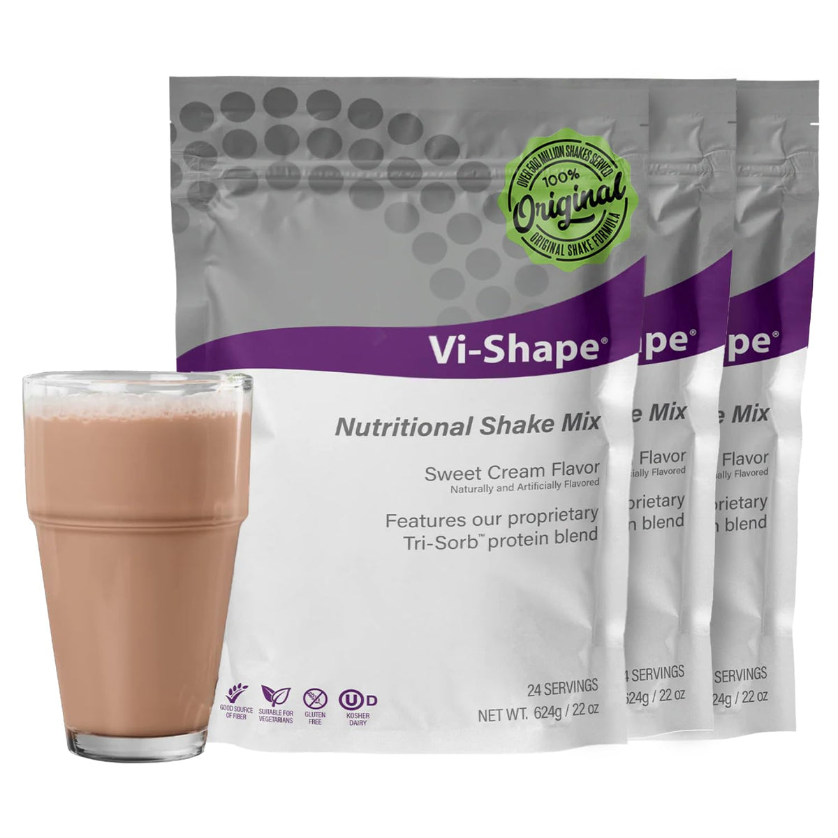 Vi-Shape - Original Nutritional Shake Mix Sweet Cream Flavor - Pack of 1
