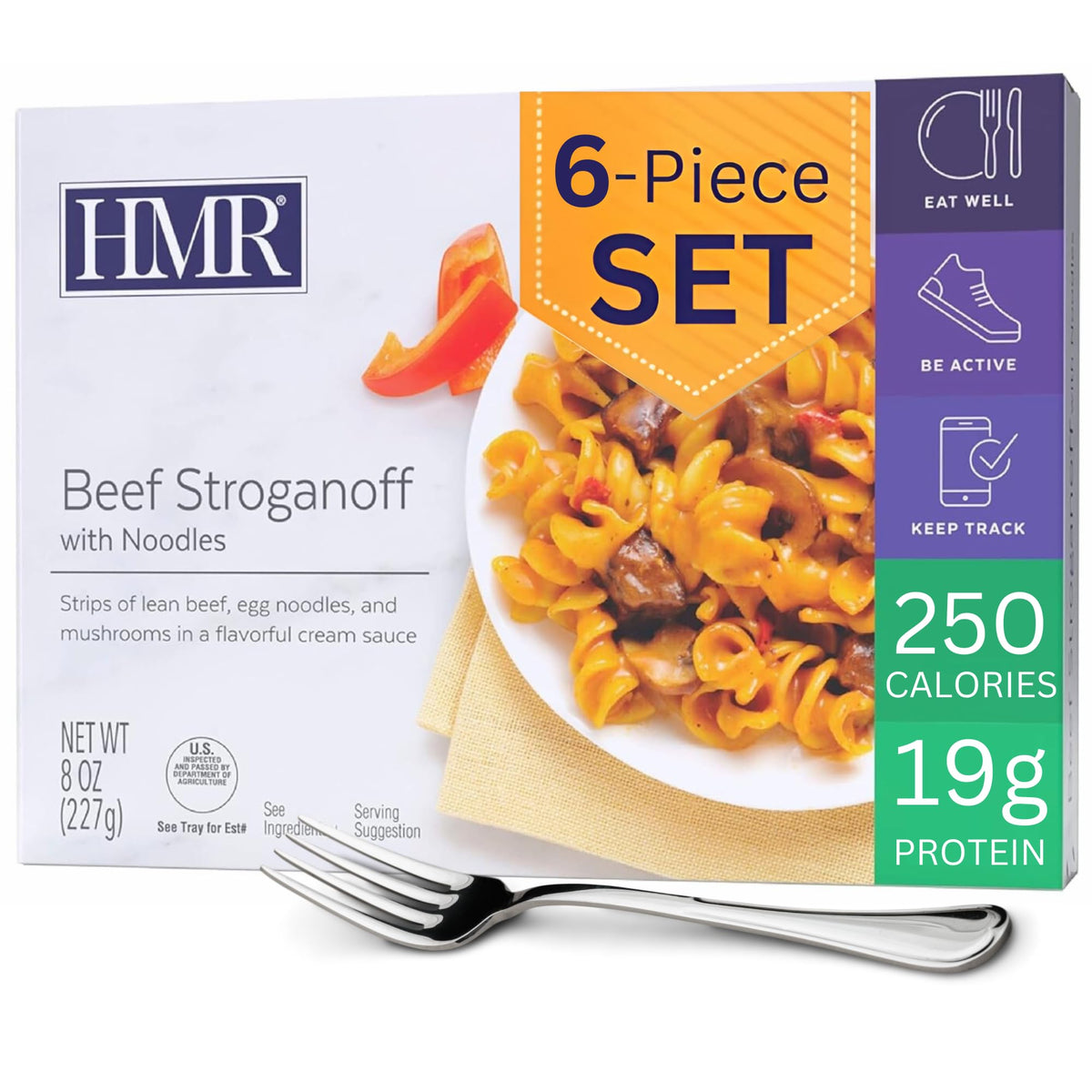HMR Vegetable Stew with Beef Meals, Ready to Eat, 6 Pack
