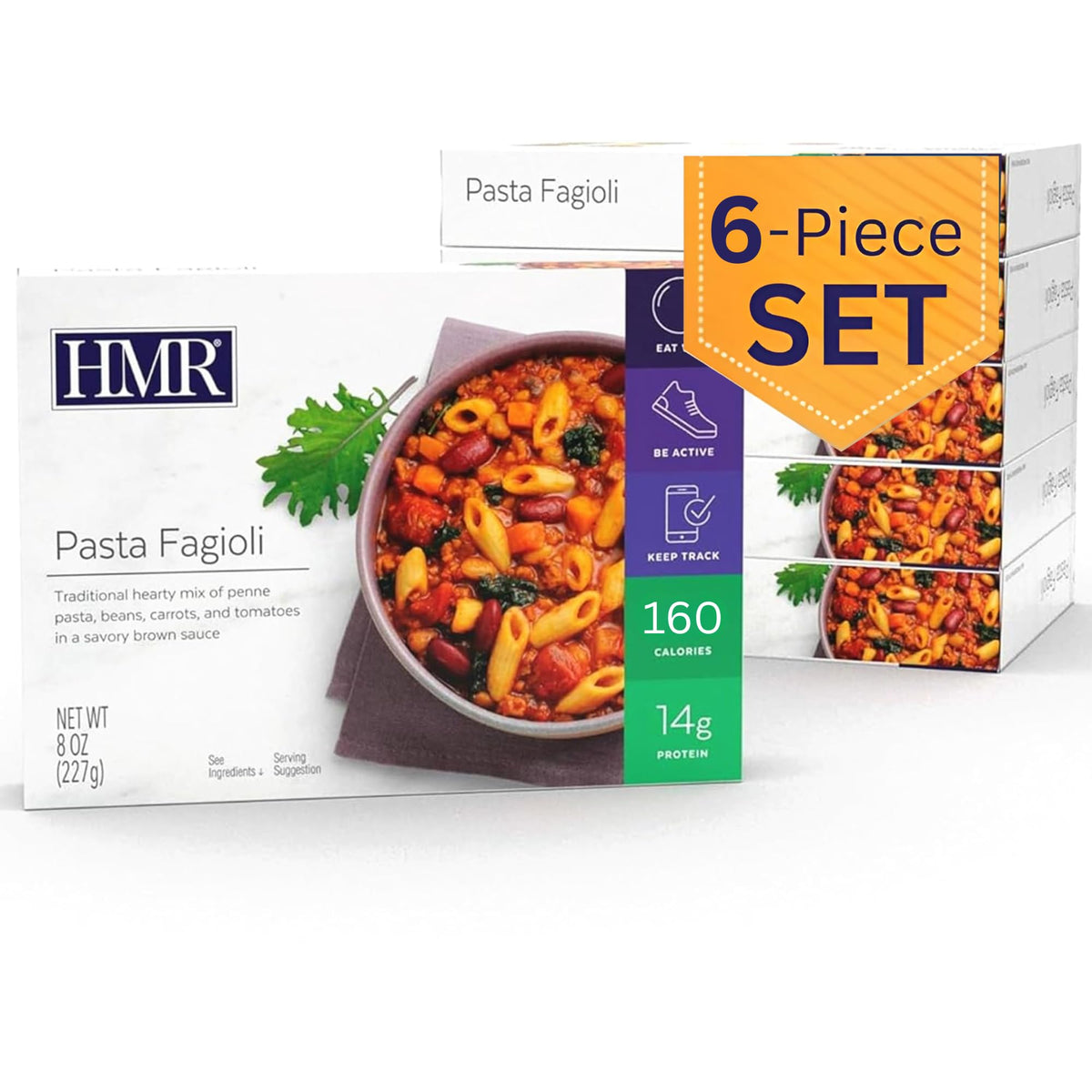 HMR Vegetable Stew with Beef Meals, Ready to Eat, 6 Pack