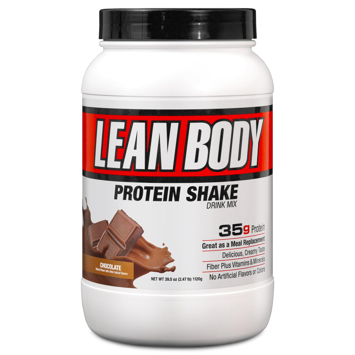 Labrada Nutrition Lean Body Hi-Protein Meal Replacement Shake, Vanilla, 2.47-Pound Tub Packaging May Vary