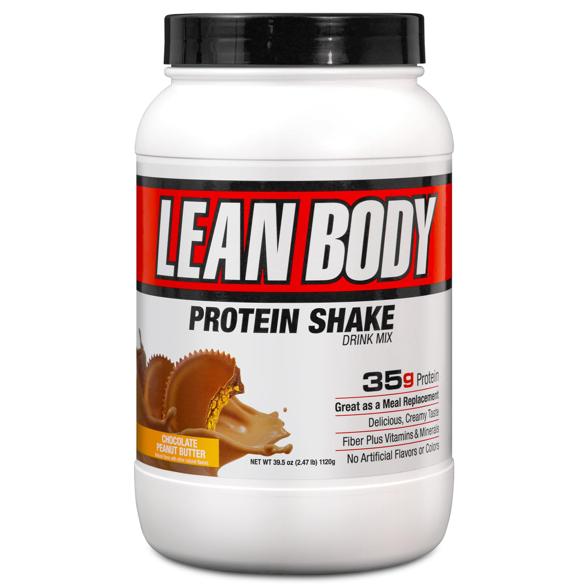 Labrada Nutrition Lean Body Hi-Protein Meal Replacement Shake, Vanilla, 2.47-Pound Tub Packaging May Vary