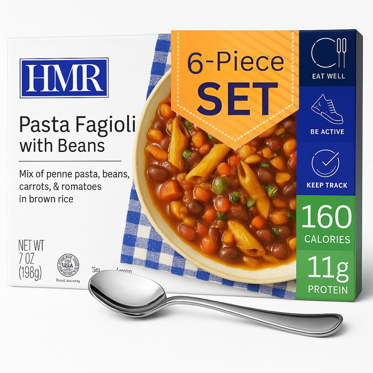 HMR Vegetable Stew with Beef Meals, Ready to Eat, 6 Pack