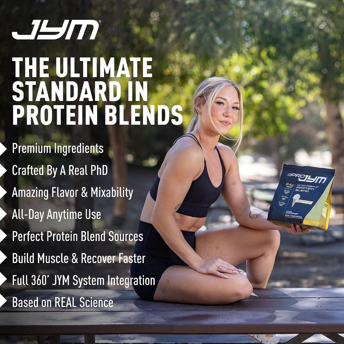 Pro JYM Chocolate Peanut Butter Protein Powder - Whey Protein Isolates, Casein, & Milk Protein, Lean Muscle Building for Men & Women, JYM Supplement Science, 45 Servings