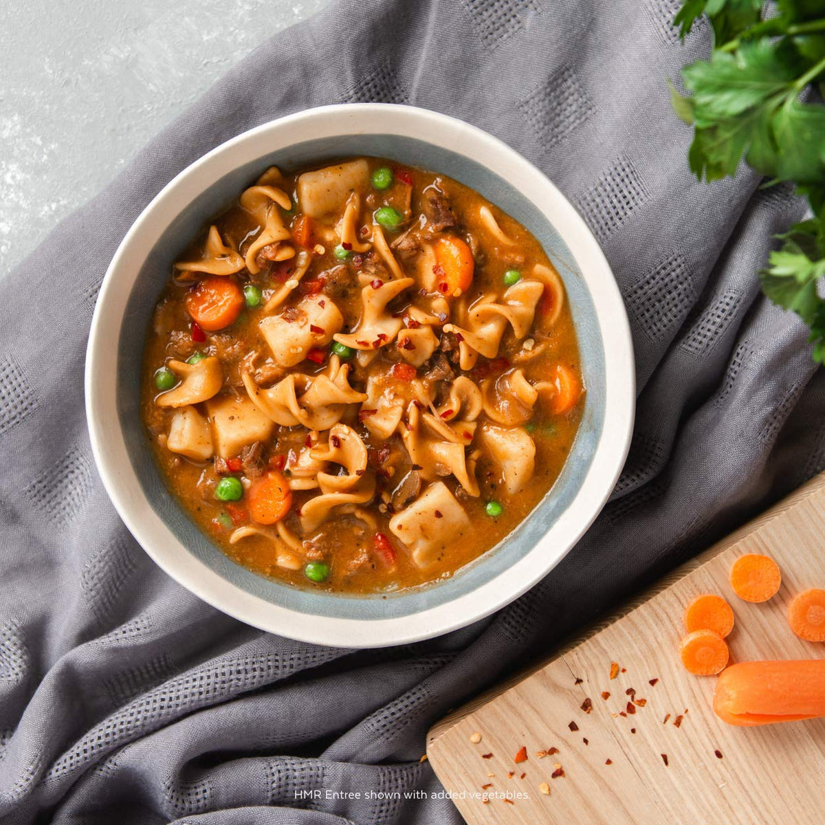 HMR Vegetable Stew with Beef Meals, Ready to Eat, 6 Pack