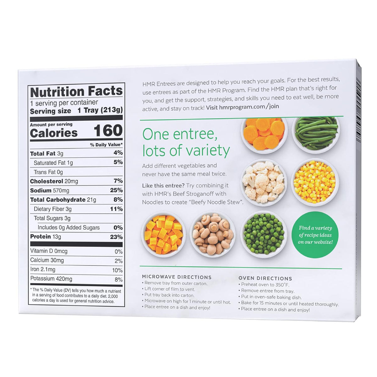 HMR Vegetable Stew with Beef Meals, Ready to Eat, 6 Pack
